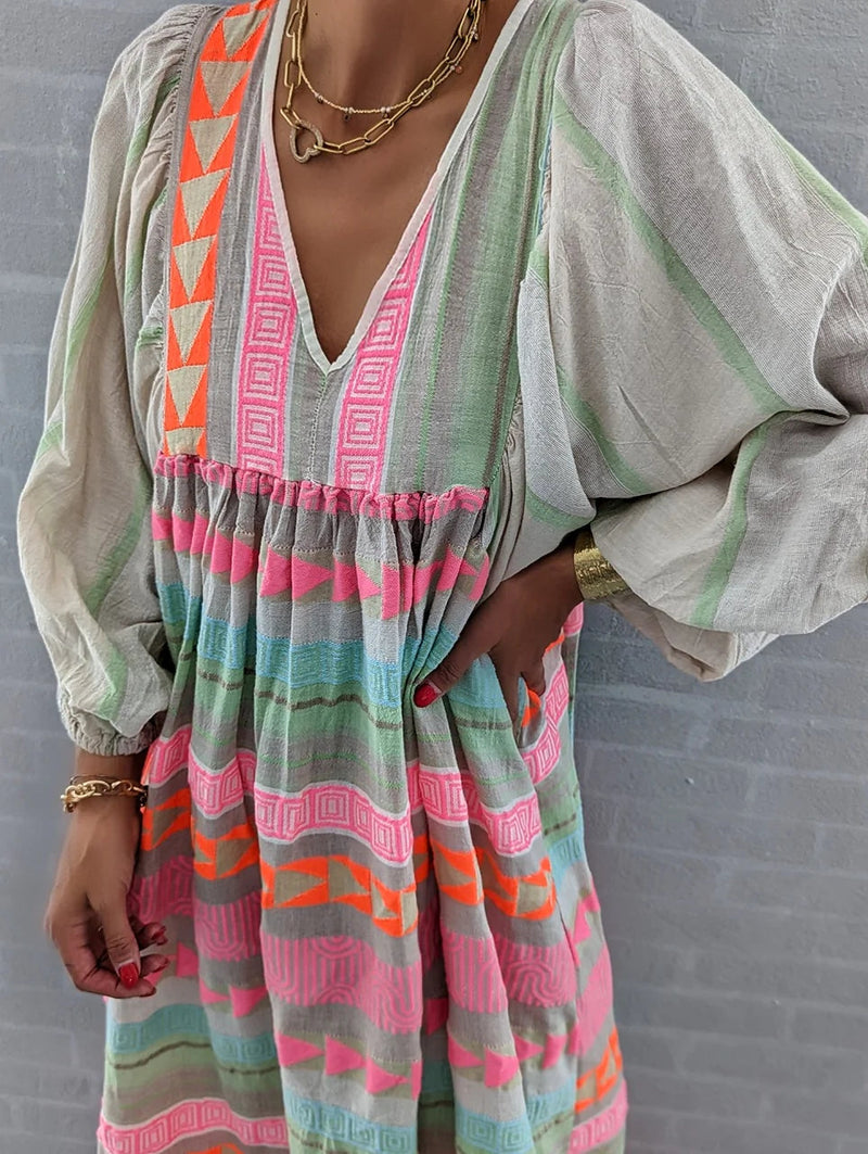 Lila's Boutique Colorful Dress