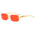 Rimless Square Sunglasses