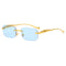 Rimless Square Sunglasses