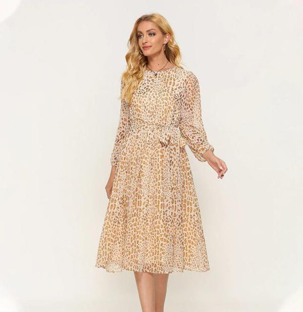 Long Sleeve Polka Dress