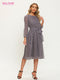 Long Sleeve Polka Dress