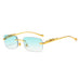 Rimless Square Sunglasses